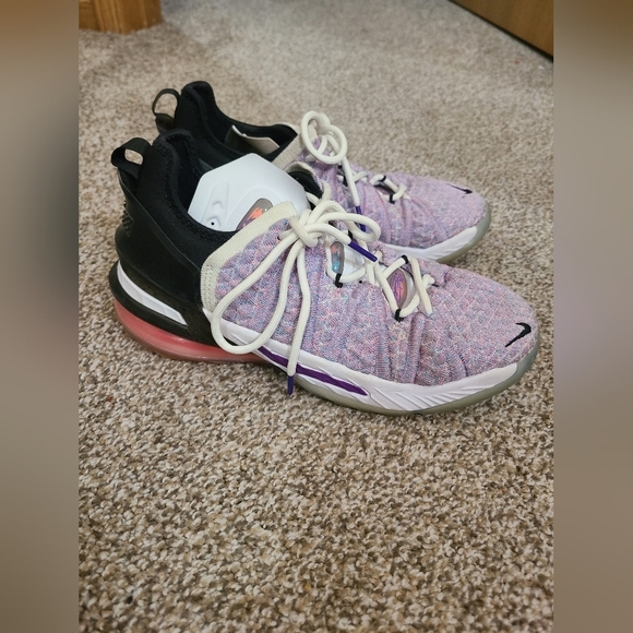 Nike Other - Nike LeBron XVIII 18 Purple White Black Red CW2760 900 basketball sneakers shoes